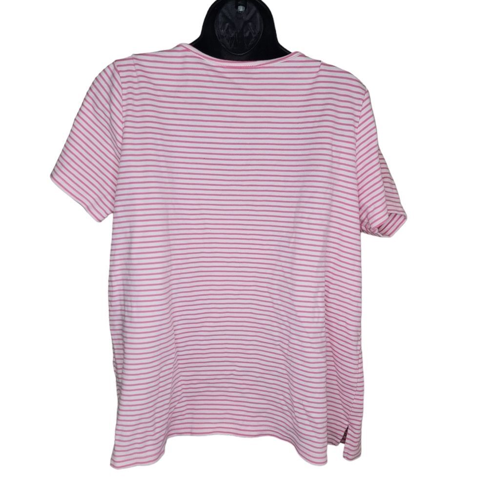 Quacker Factory Butterfly Sequin Striped Short Sl… - image 3